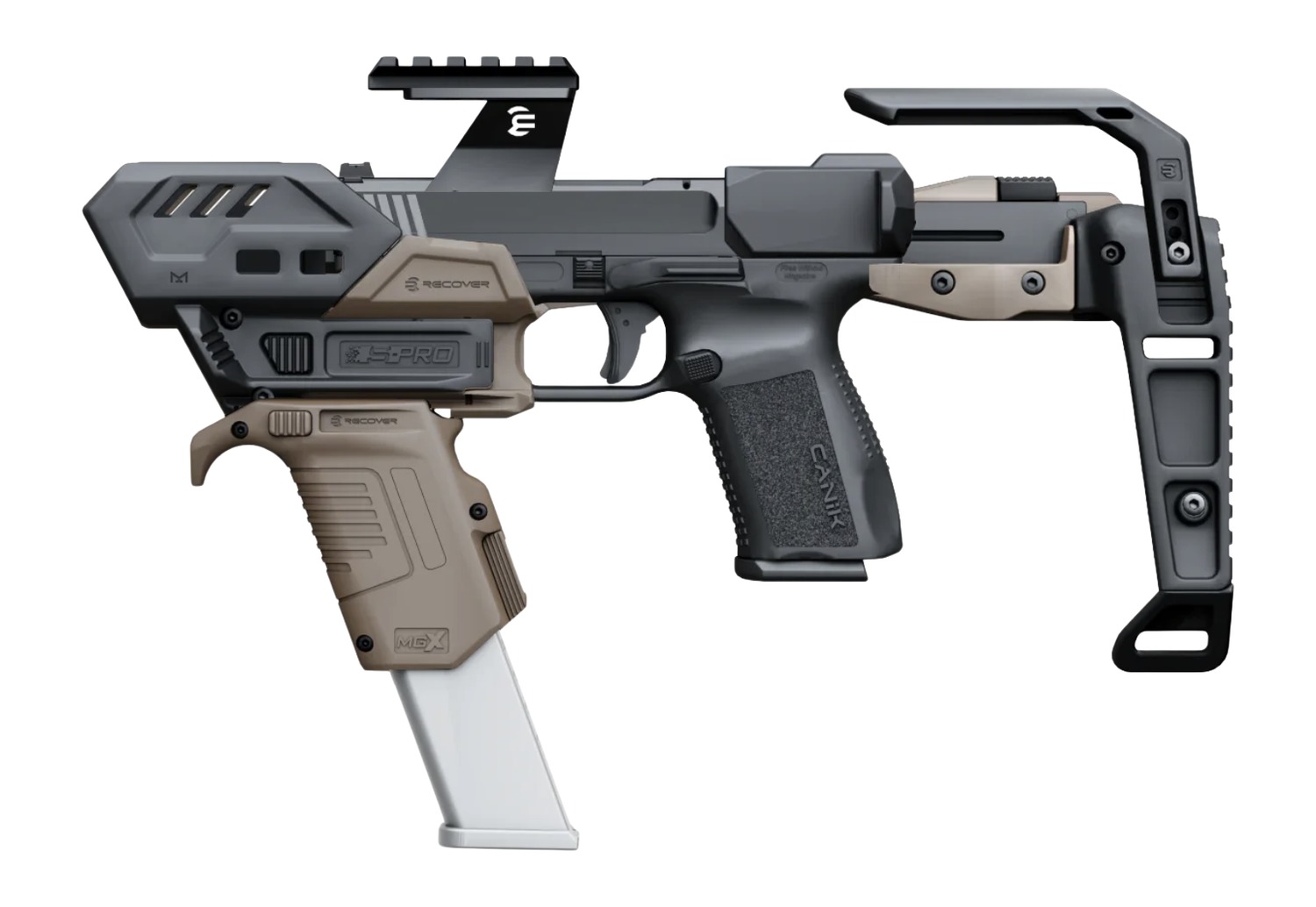 REC SPRO-CBGB-02 SPRO MG FULL KIT CANIK TAN - View 2