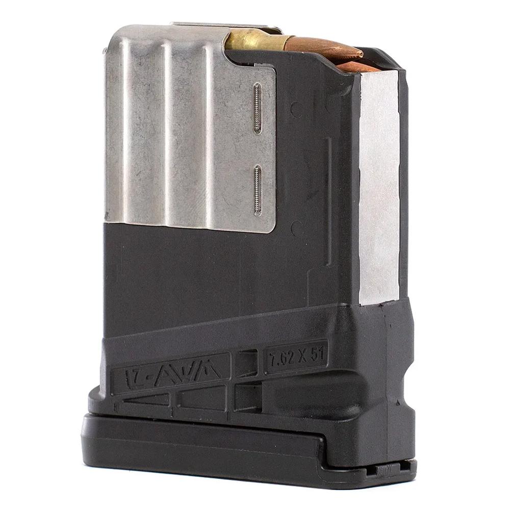 LANCER MAGAZINE L7AWM SR-25 7.62X51 10RD OPAQUE BLACK - View 2