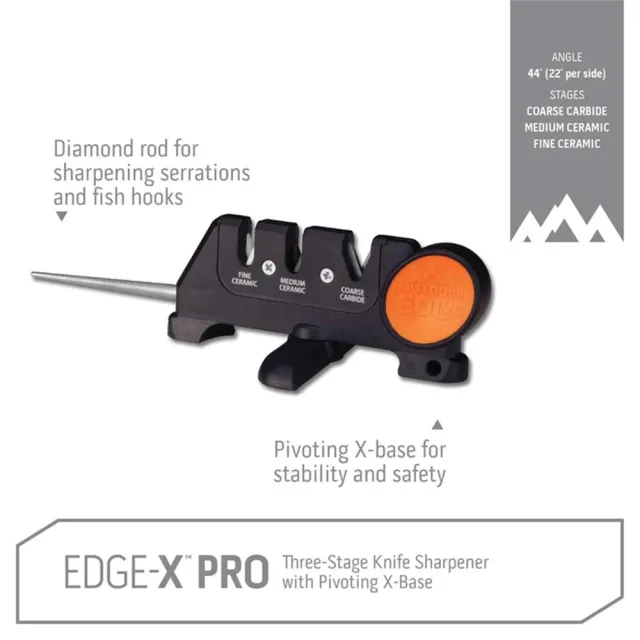 Outdoor Edge Game Edge-X EXP200 4-Stage Carbide/Ceramic Sharpener - View 2