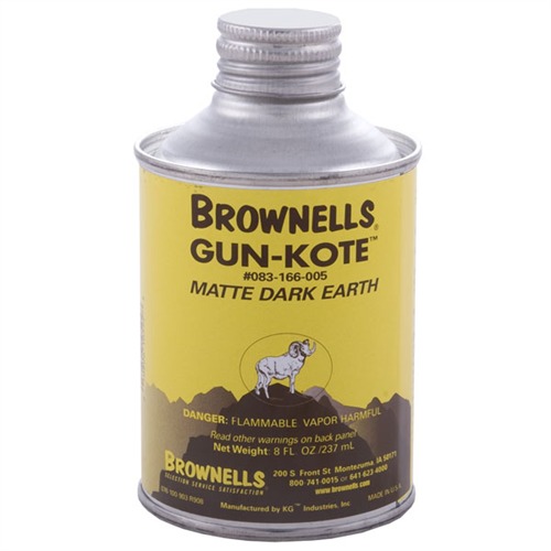 Brownells MB7045CT Gun-Kote Oven Cure Finish Matte Dark Earth 8oz - View 2