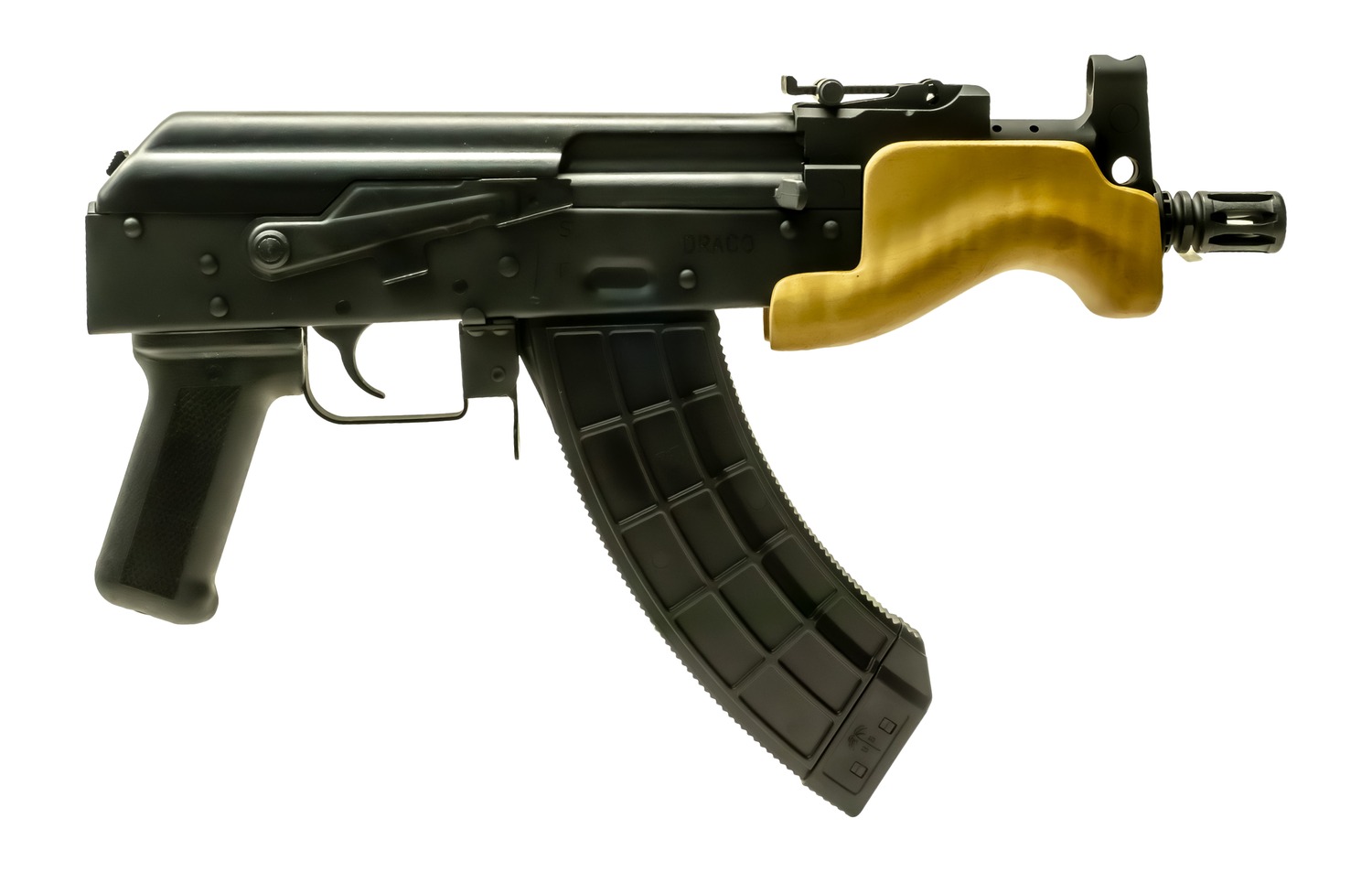 Century Arms HG8549-N Micro Draco 7.62 x 39mm 6.25" Black Semi-Auto Pistol - View 2