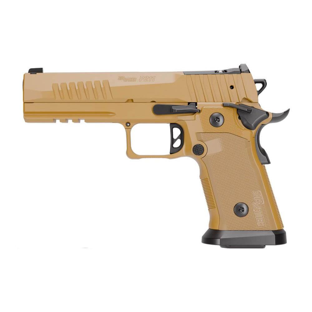 SIG SAUER 211F-9-GT5-COY P211-GT5 9mm 5" Bull Barrel Coyote Cerakote Semi-Auto Pistol - View 2