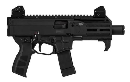 CZ Scorpion 3+ Micro Pistol 9mm 4.2 in. Black w/SB Tactical Brace 20 rd. - View 2