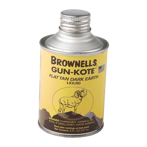 Brownells 2404F Gun-Kote Oven Cure Finish Flat Tan Dark Earth 8oz - View 2