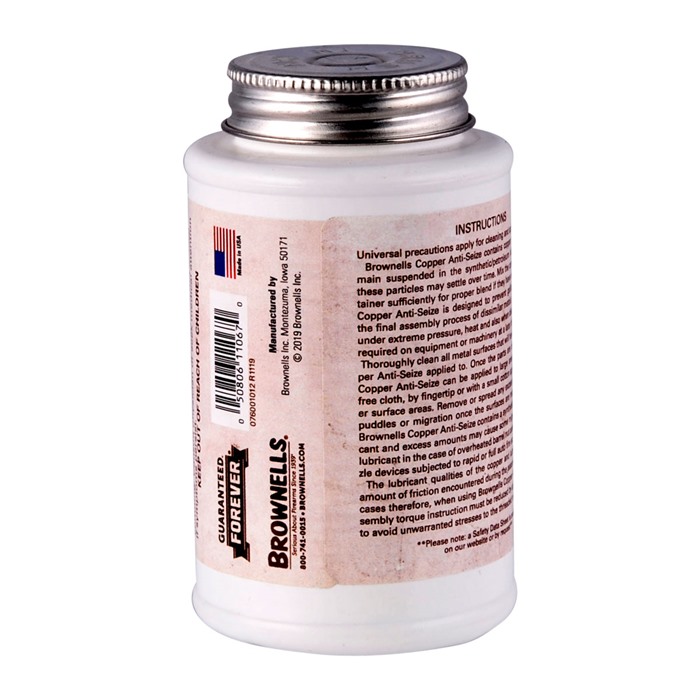 Brownells Copper Anti-Seize 050806110670, 8 oz - View 2