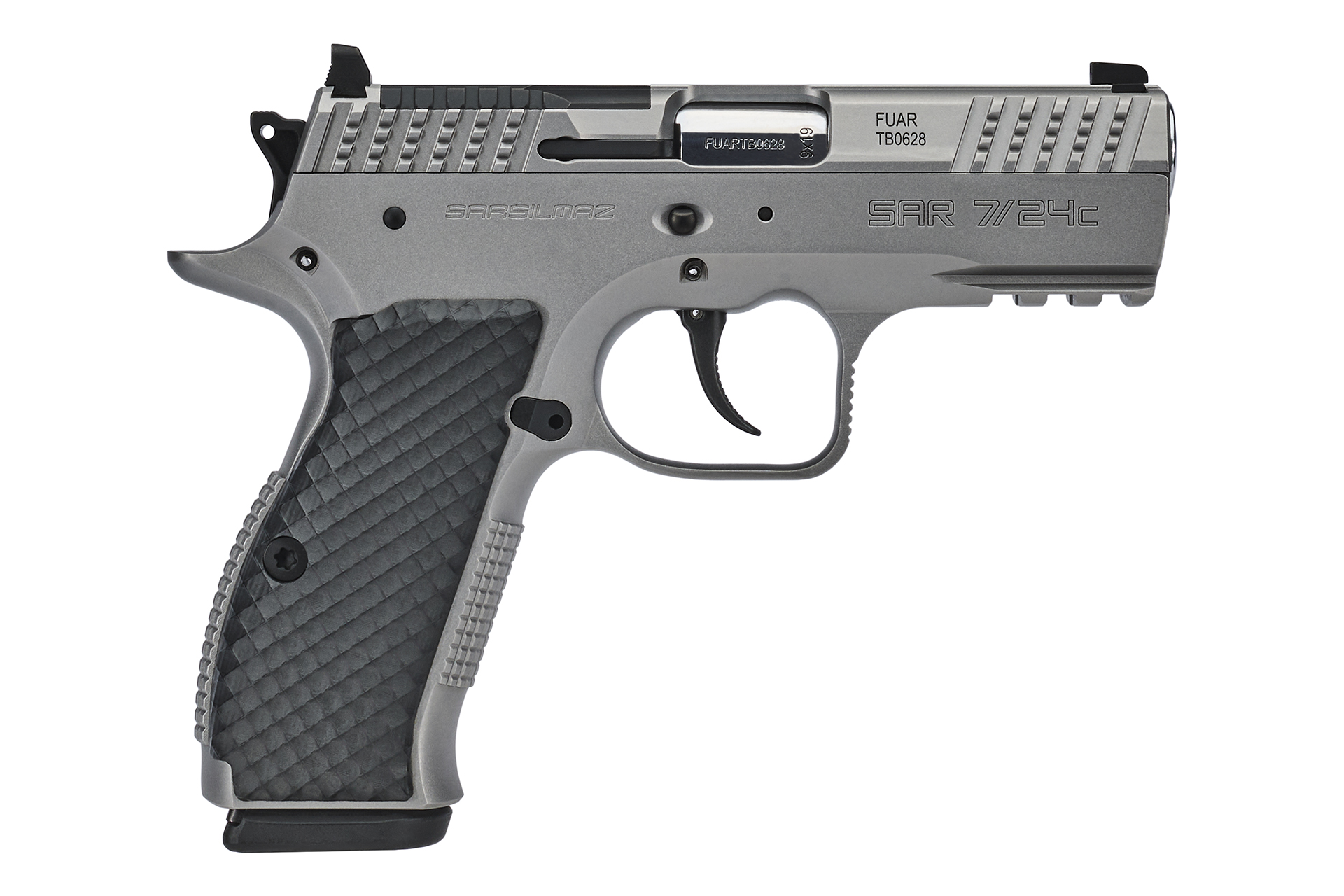 SAR Firearms SAR7/24C 7/24 Compact 9mm 3.9" Stainless Semi-Auto Pistol - View 2