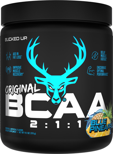 BUCKED UP POST-WORKOUT ORIGINL BCAA BLUE PINEAPPLE - View 2