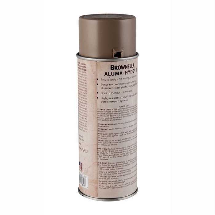 Brownells 1A29SR90618 Aluma-Hyde II Matte Wolf Gray Aerosol 12 oz - View 4
