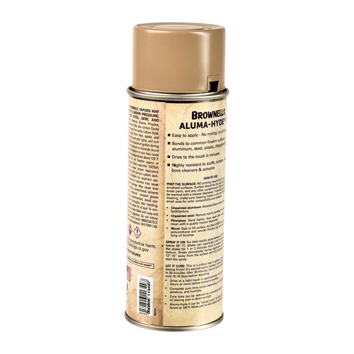 Brownells 1A29SR90618 Aluma-Hyde II Matte Wolf Gray Aerosol 12 oz - View 5