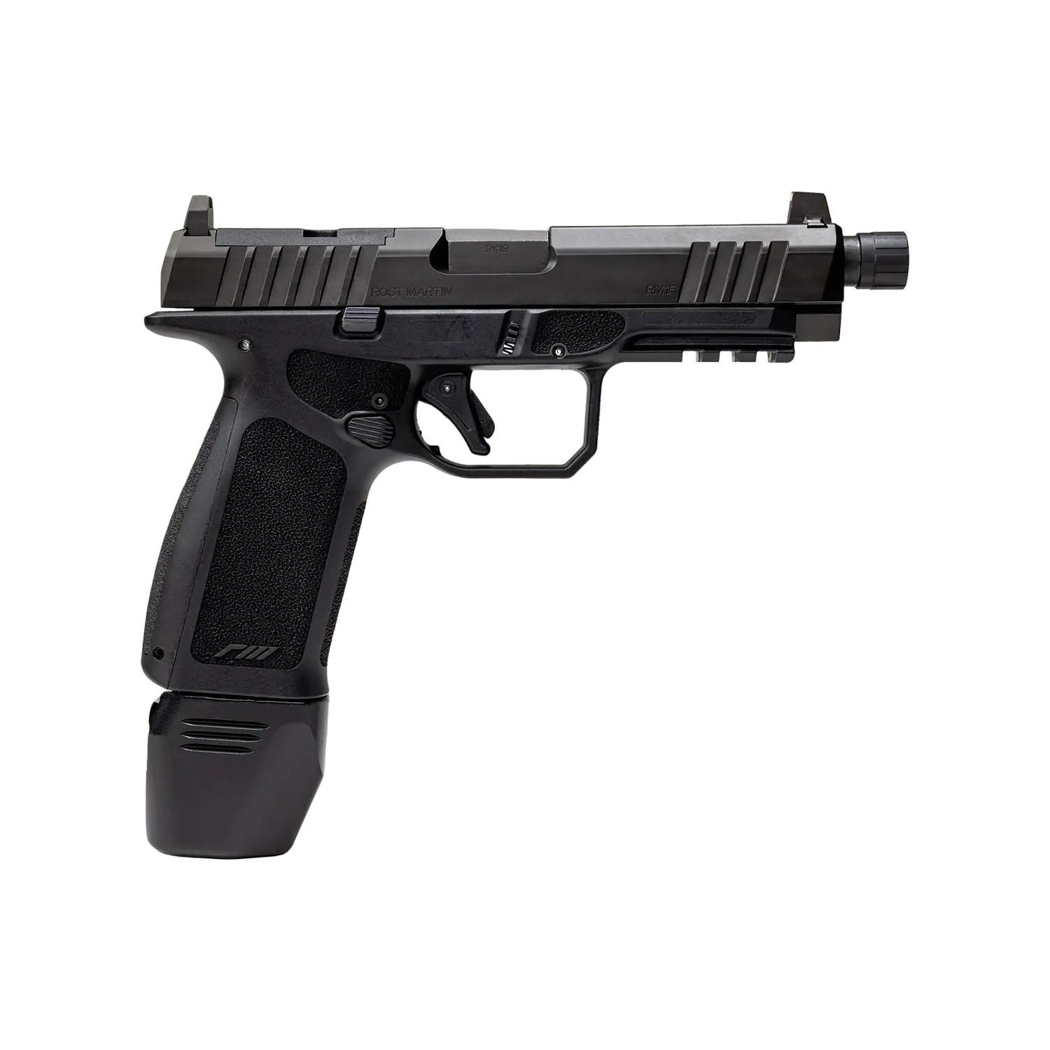ROST MARTIN RM1FBLKOSPT RM1C 9mm 4.5" Black Semi-Auto Pistol - View 2