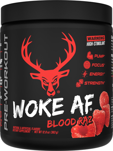 Bucked UP Pre-Workout Woke AF Blood Raz 30 - View 2