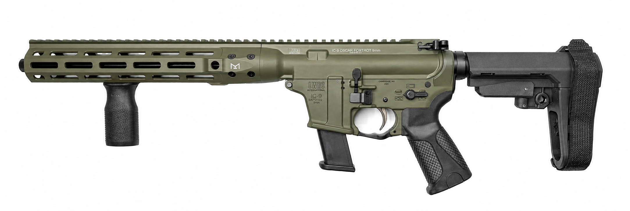 LWRC IC-9 OSCAR FOXTROT 9MM 8.5IN BARREL 33RD ODG ICO9ODG13 - View 2