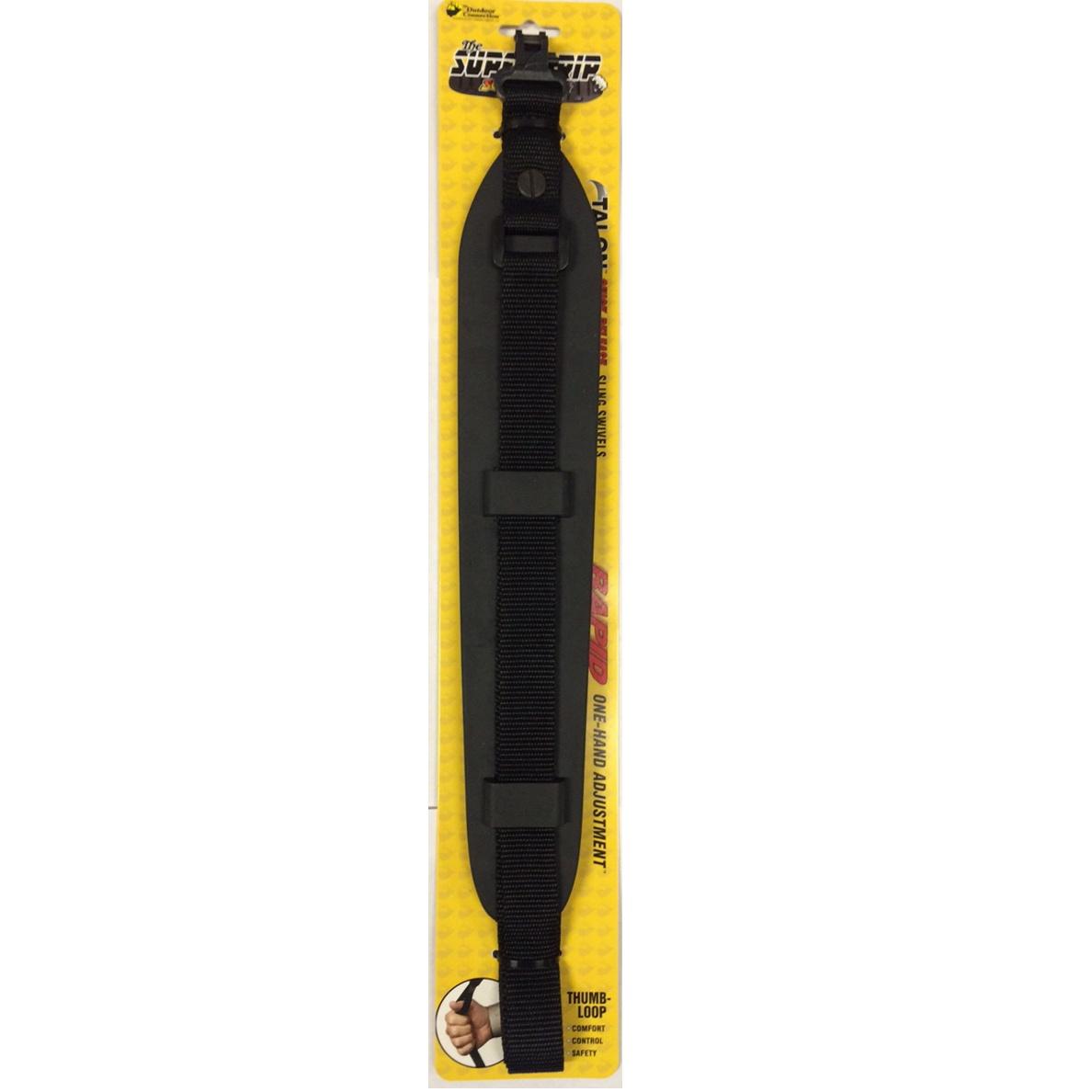 Outdoor Connection SGSS20970 Super Grip Gun Sling, Black - Talon Swivels, One-Hand Load, Weather Resilient, Non-Slip Pad, Thumb-Loop Comfort - View 2