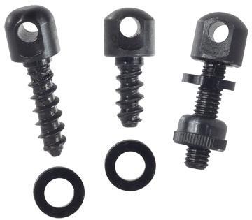 Boyt Outdoor Connection BO-5 Carbon Steel Swivel Base Set, Black - Accepts U.S. Detachable Swivels, Enhances Firearm Value - View 2