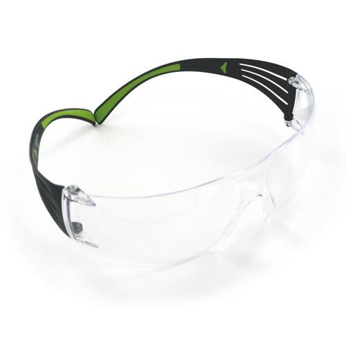 Peltor SF400PC8 Safety Eyewear Black Frame Clear Lens Wraparound - View 2