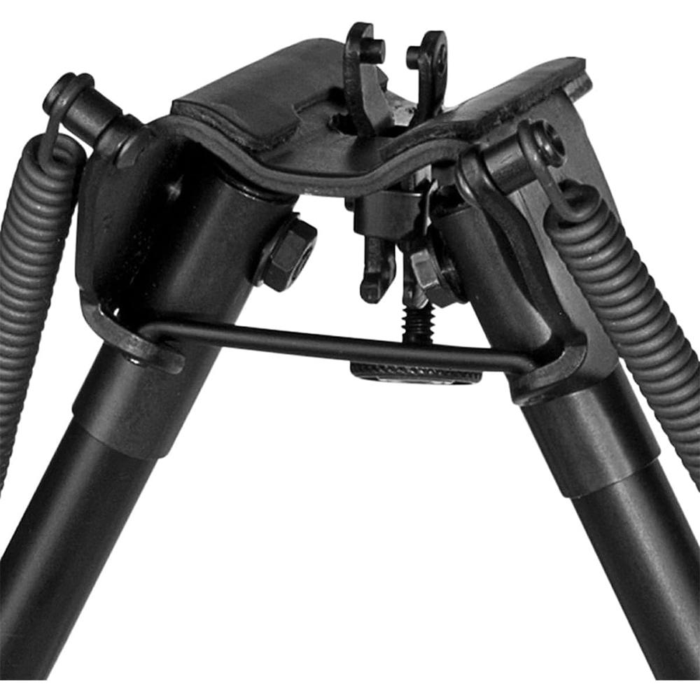 Harris Engineering 1A2-BR2 Sporting BiPod, Black, 6-9 Inch Extendable, Quick Deploy, Sling Swivel Stud Mount, Non-Swivel, Anodized Finish - View 2