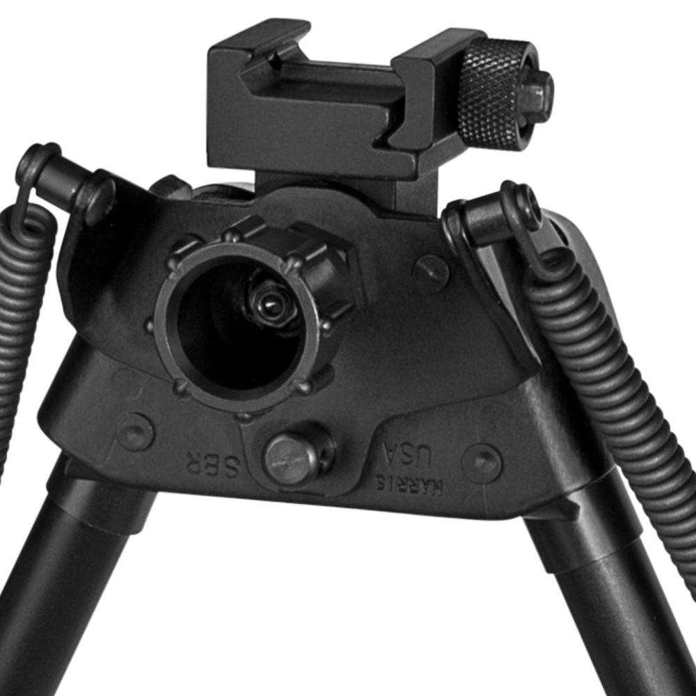 Harris S-BRP Bipod Picatinny 6-9 Black Steel Aluminum 12.5 oz Swivel - View 2