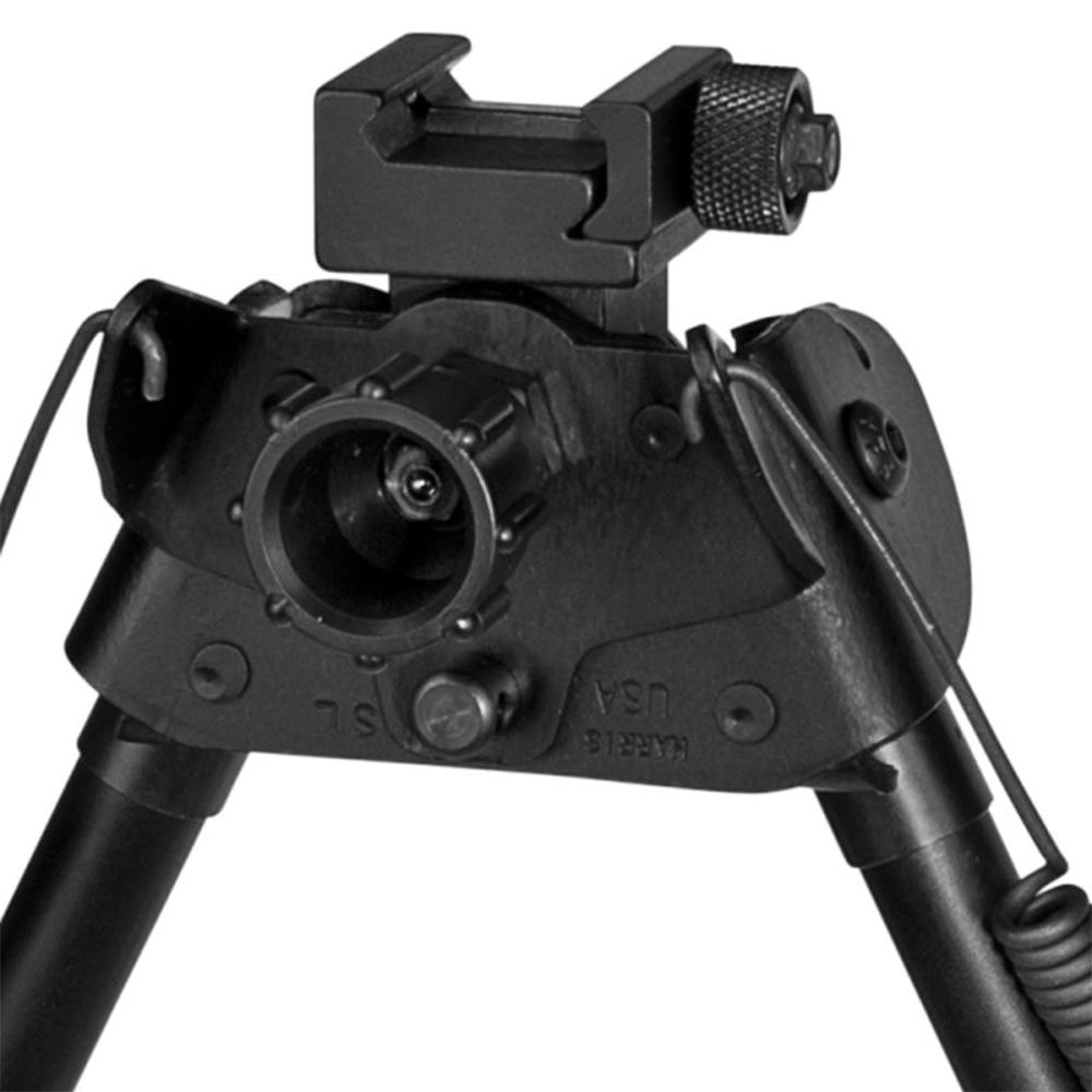 Harris Engineering S-LP Sporting Bipod, Black, Hinged Base, 9-13 Inch, Steel/Alloy, Hard Rubber Legs - View 2