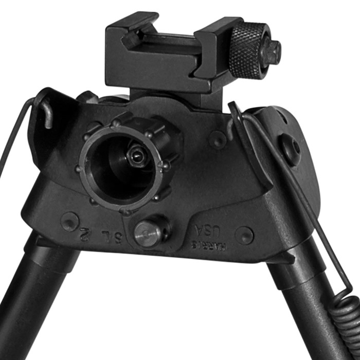 Harris Engineering S-L2P Bipod 9-13 Inch Anodized Black Picatinny Rail - View 3