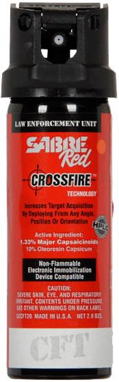SABRE Red Crossfire MK-3.5 2oz Stream OC Tear Gas 25-Pack - View 2
