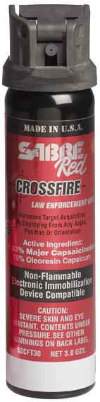 SABRE Red Crossfire MK-4 3oz Stream OC Pepper Spray 25-Pack - View 2