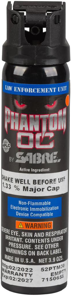 SABRE LAW RED 10% OC 3.9OZ PHANTOM MK-4 LEVEL III 25PK - View 2