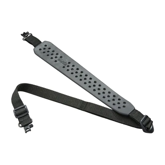 Butler Creek 81060 Comfort V- Grip Sling Black Rubber with Nylon Strap, Adjustable Design, 1" QD Swivels for Rifles - View 2