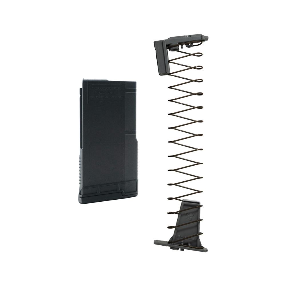 AMEND2 MOD A 5.56MM/300 BLK OUT 15/20 RD AR15 BLACK POLY STRAIGHTMAG 15RD CO COMP ( 50 PER CASE ) - View 2
