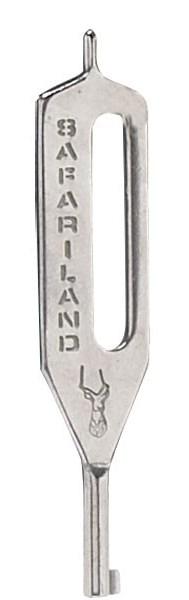SAFARILAND HK-10 SINGLE HANDCUFF KEY STAINLESS - View 2