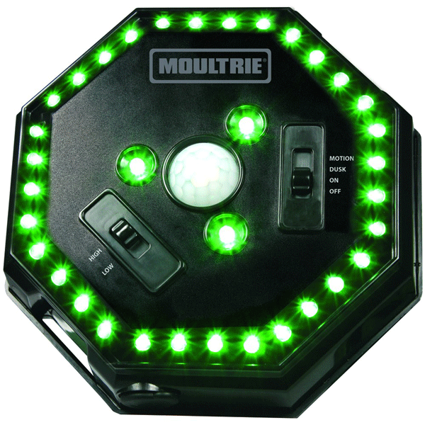 Moultrie MFA-12651 LED Hog Light, Black, 30ft Illumination, Motion Activated, Adjustable Brightness, C-Cell Battery Powered - View 2