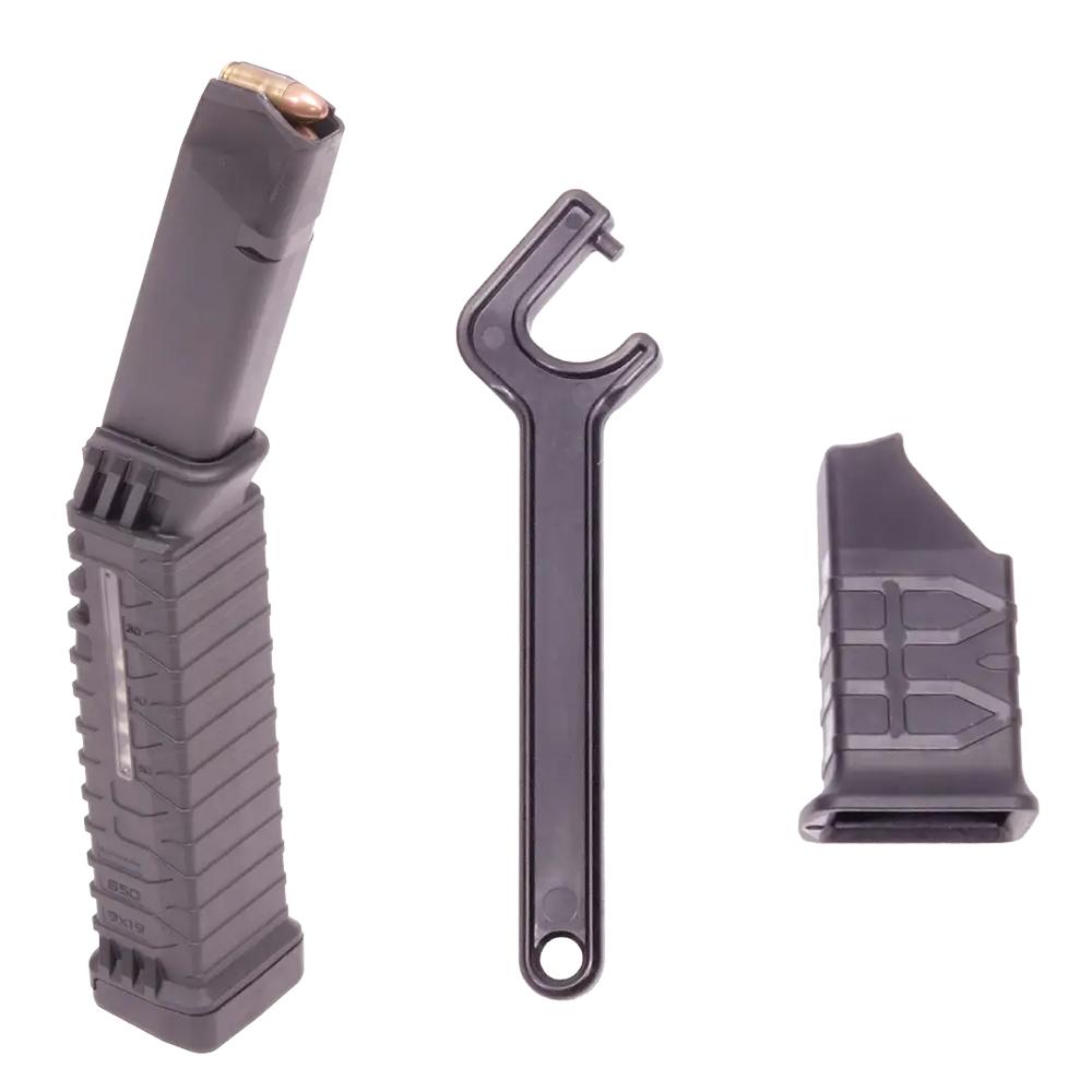 ATI SCHMEISSER S50 9MM 50 ROUND GLOCK STYLE MAGAZINE WITH WINDOW MLE - View 2