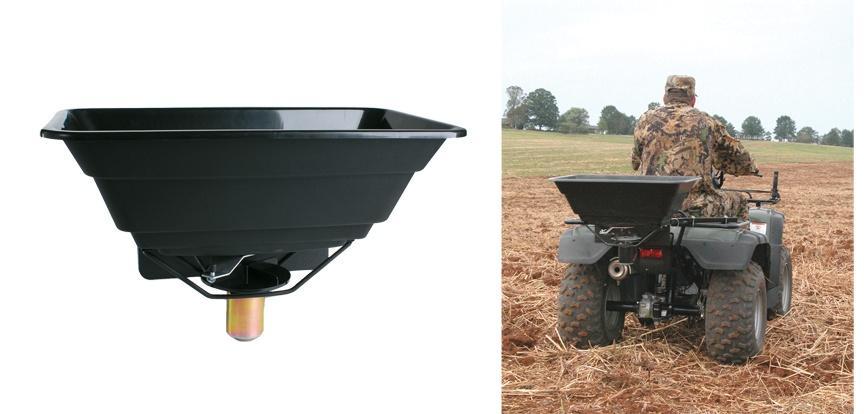 Moultrie MFHP53880 ATV Food Plot Spreader 50 lbs Plastic Tapered Black - View 2
