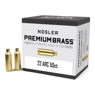 Nosler 10270 Premium Brass 22 ARC, 50ct, Prepped & Deburred Cases - View 2