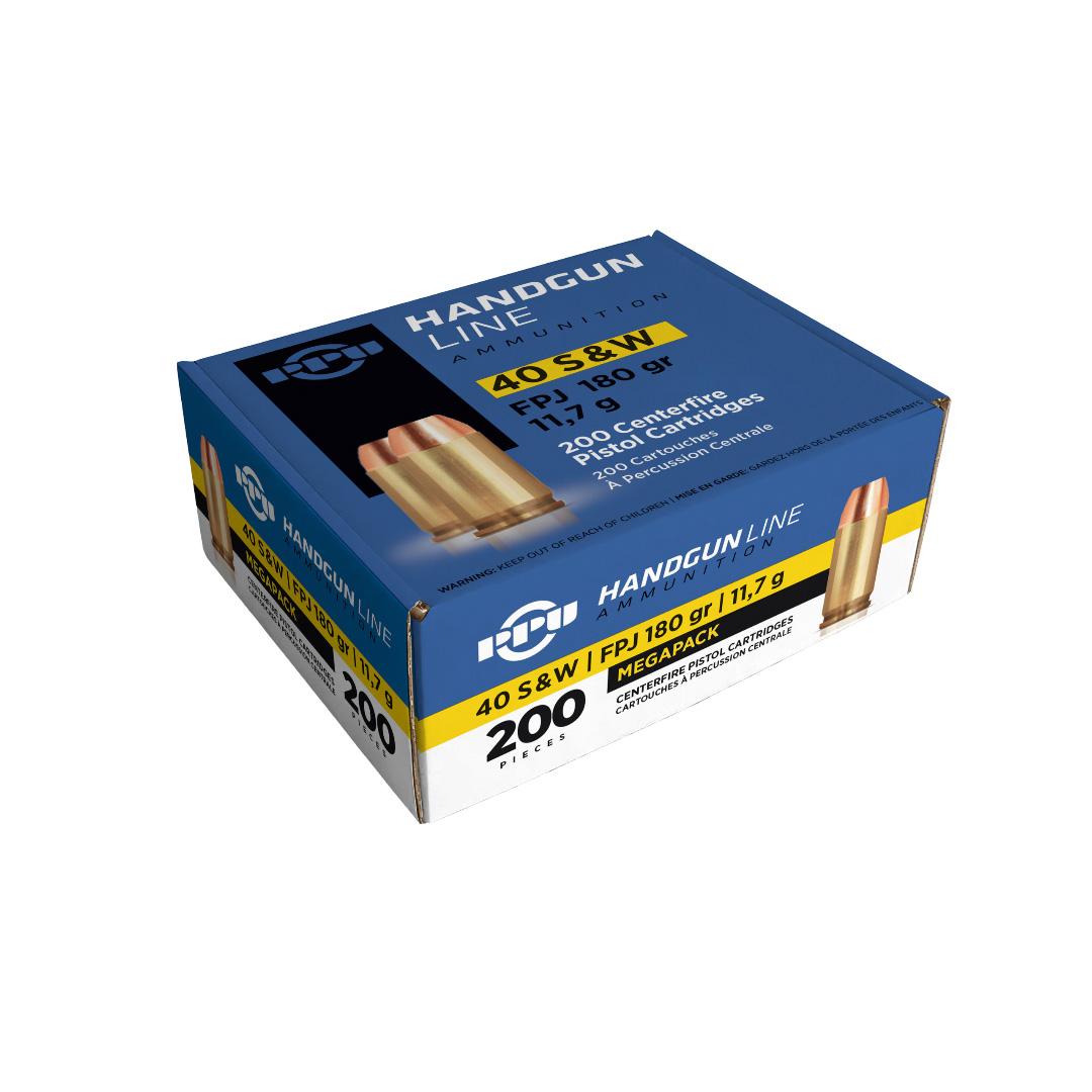 PPU MEGAPACK AMO 40 S&W 180GR FMJ 200RD (3 BOX CASE) - View 2