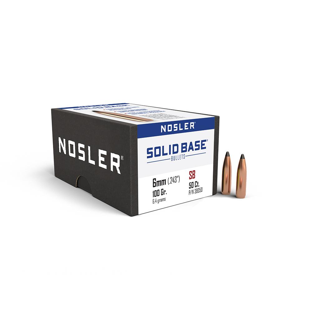 Nosler 38050 6mm 100gr Soft Point Reloading Bullets 50 Count - View 2