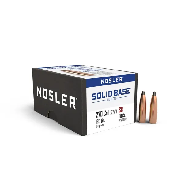 Nosler 38054 SB-270 130gr Soft Point Reloading Bullets 50CT - View 2