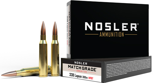 Nosler 43136 Match Grade 338 Lapua Magnum 300 Grain Hollow Point 20 Rounds - View 2
