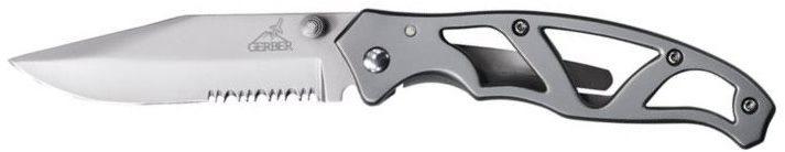 GERBER Paraframe II 3.53In Serrated Clip-Point Stainless - View 2