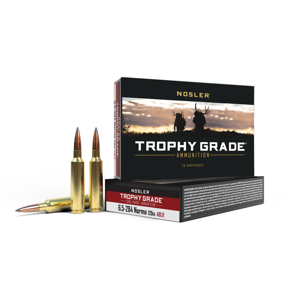 Nosler Trophy Grade Long Range Rifle Ammunition 6.5mmx284 Norma 129 gr. ... - View 2