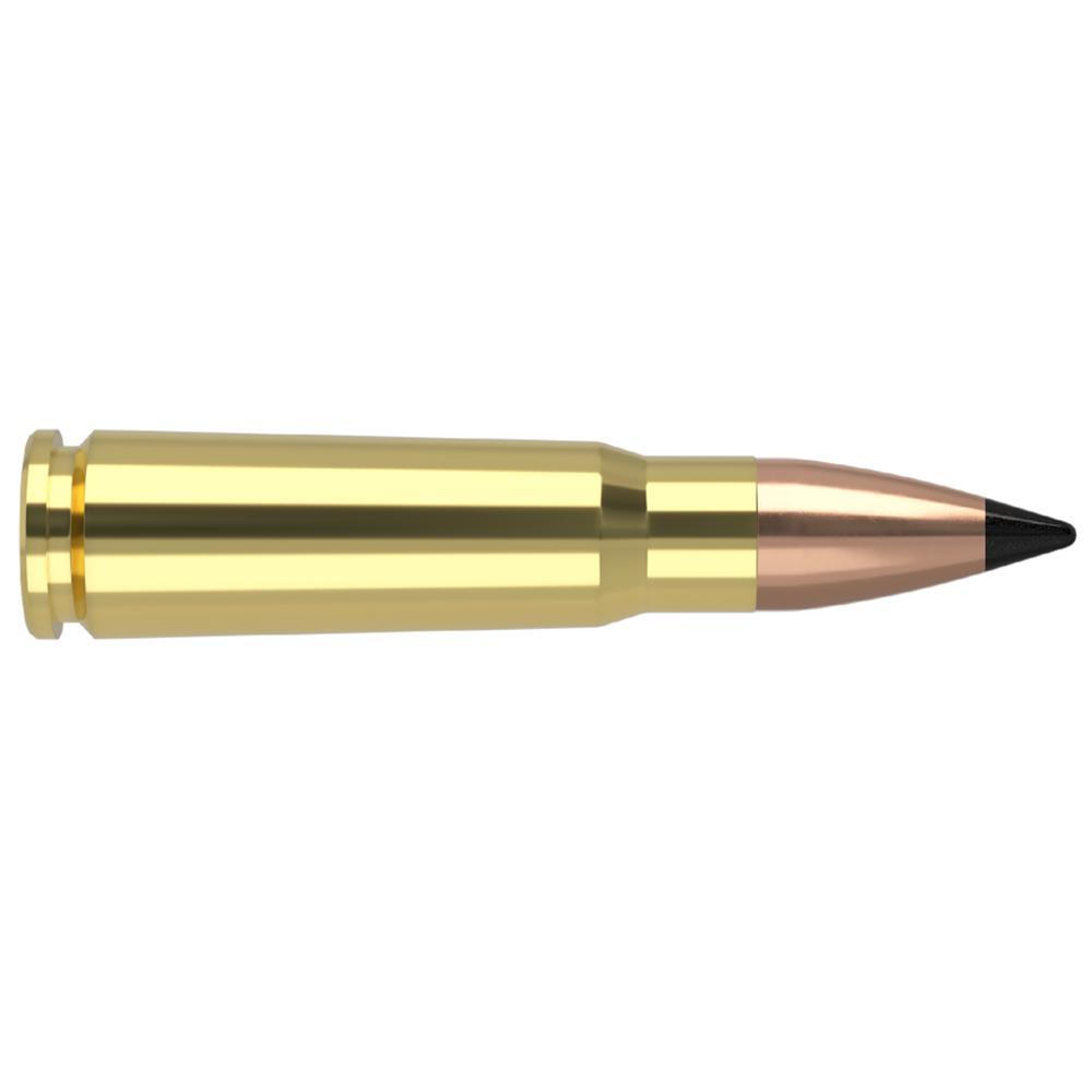 Nosler Varmageddon 7.62x39 123gr VG FBT 20rd - Brass, High-Precision Varmint Shooting Ammo - View 2