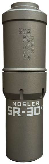 Nosler 90666 SR-30K Suppressor, 7.2oz, 5.834", 21dB Reduction, Black - View 2