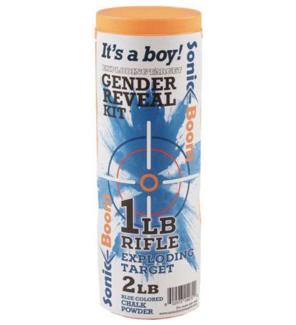 Sonic Boom SBTGRBOY Gender Reveal Boy Exploding Target - View 2