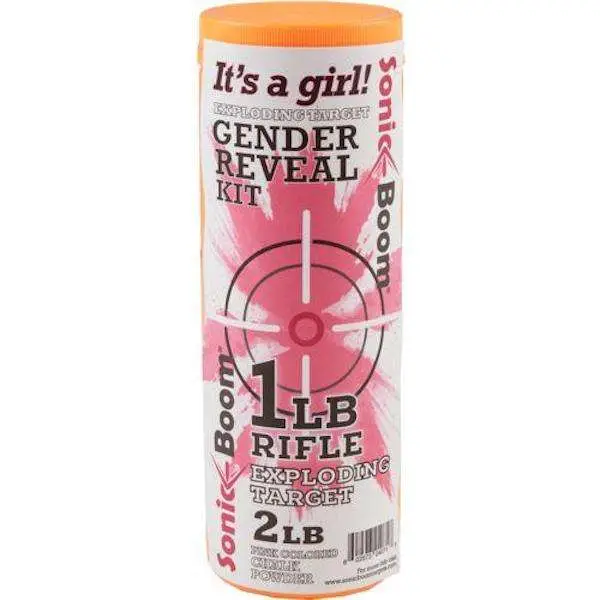 Sonic Boom SBTGRGIRL Gender Reveal Girl Exploding Target - View 2