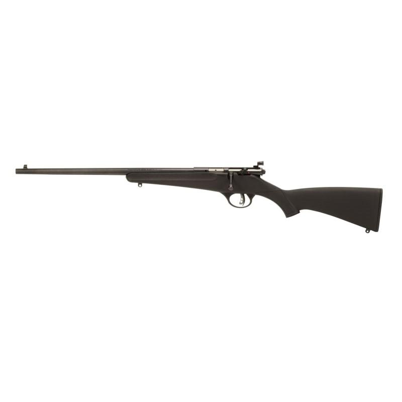 Savage Arms 13843 Rascal 22 Short Caliber 1rd Capacity 16.12" Barrel Matte Blued Metal Finish Matte Black Synthetic Stock Left Hand Youth - View 2