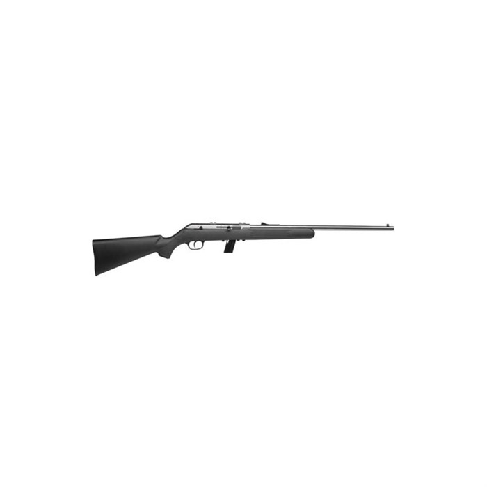 Savage Arms 31000 64 FSS 22 LR Semi Auto Rifle - Stainless Finish - 10+1 Capacity - 20.5" Barrel - Matte Black Synthetic Stock - 1:16 Twist - 40" Overall Length - 5 lb Weight - View 2