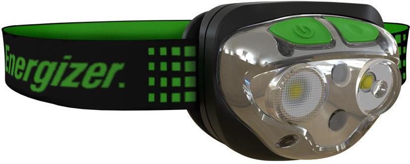 ENERGIZER RECHARGEABLE HEADLIGHT 400 LUMEN  USB CHARGE  SEVEN MODES  GREEN - View 2