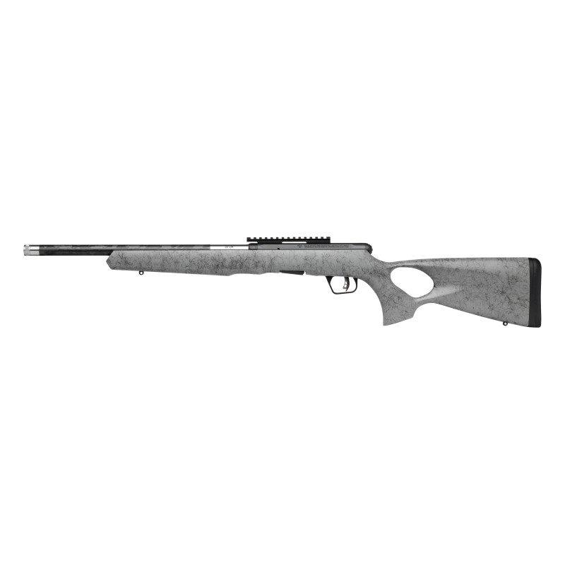 Savage Arms A22 Timberlite 18" Carbon Fiber 22LR Satin Blue Rifle with AccuTrigger - View 2