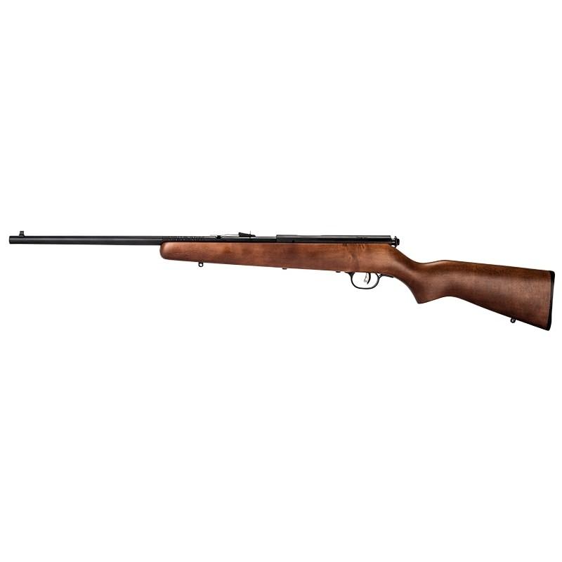 Savage Mark I G Youth 22 LR Bolt Action 19 in Satin Blued Wood Stock - View 2