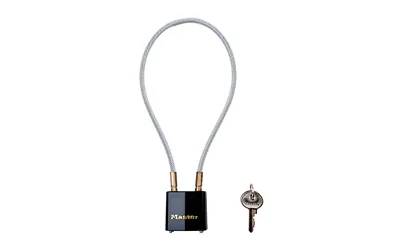 Master Lock 99DSPT Cable Lock 14 Inch Braided Steel Keyed Different - View 2