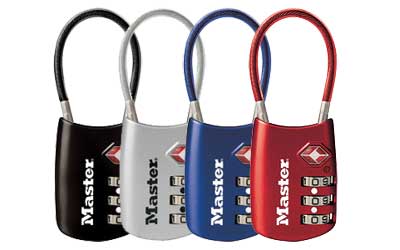 MasterLock One Flexible Combination Shackle Lock Assorted Blue Red Silver - View 2